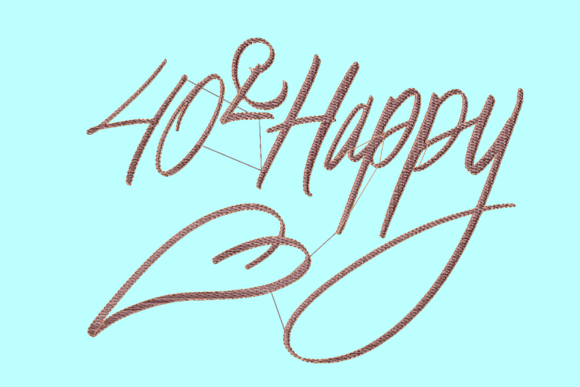 40 and Happy Lettering: An Embroidery Designer's Honest Review