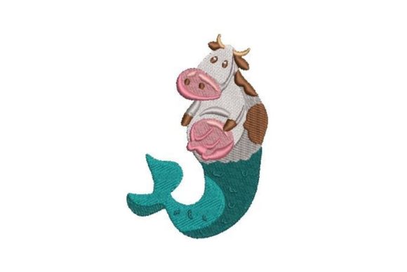 Cow Mermaid Embroidery Design Review for Seasonal Products