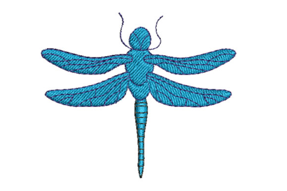 Dazzling Dragonfly: A Delicate Embroidery Gem