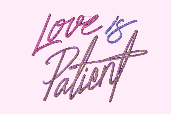 Love is Patient: A Hands-On Review of This Wedding Lettering Design