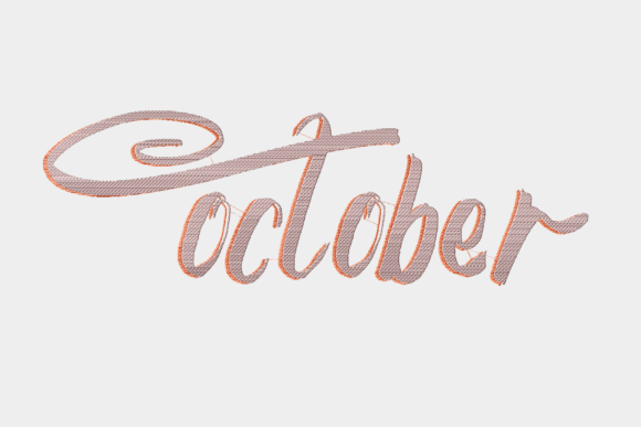 October Embroidery Design Review